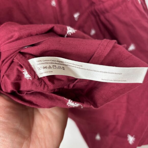 Intimately Free People Burgundy Short Sleeve Romper Boho Beachy Oversized Slouch - Picture 6 of 6